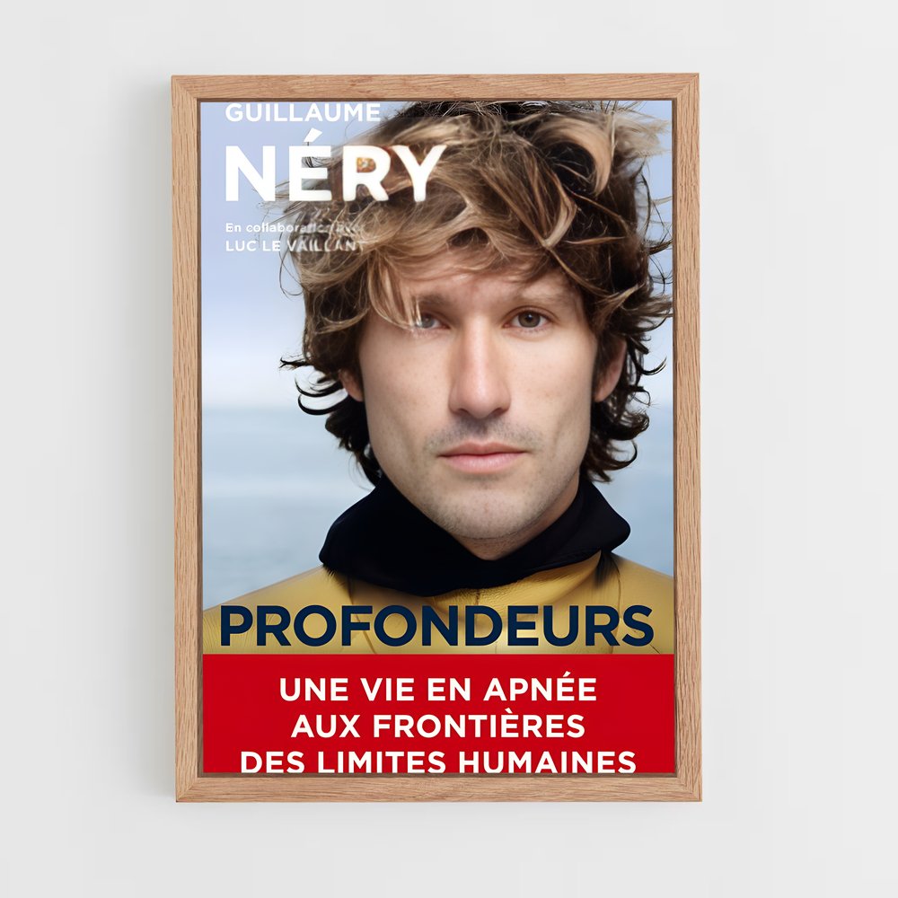Poster L'Homme au Pull Jaune – affiche Plongée en apnée (vue 4)
